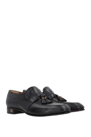 GUCCI TASSEL-DETAILED NAPPA LOAFERS