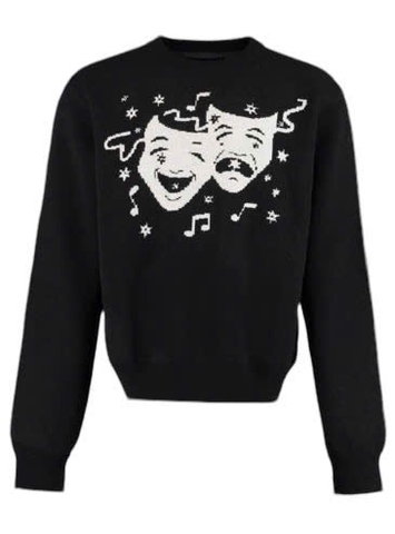 Cashmere Crew-neck Jumper In Black