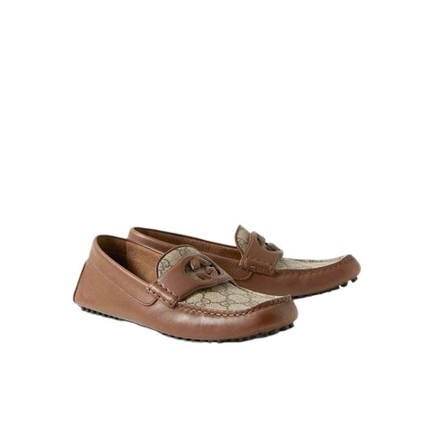 Gucci Interlocking G leather loafers