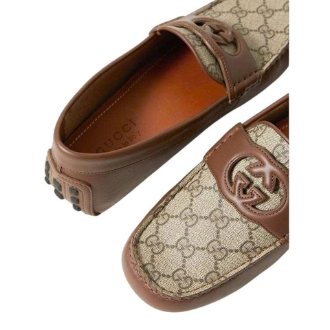 Gucci Interlocking G leather loafers