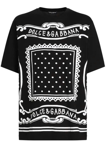Dolce & Gabbana bandana-print cotton T-shirt
