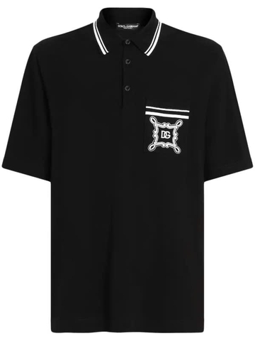 Dolce & Gabbana logo-print polo shirt