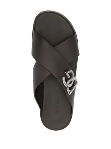 Dolce & Gabbana DG-logo leather sandals