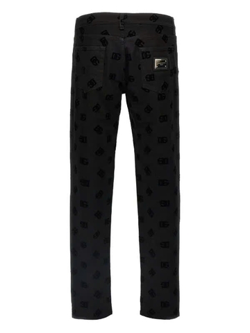 Dolce & Gabbana logo-embossed jeans