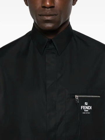 FENDI zip-pocket shirt