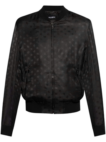 Dolce & Gabbana logo-print bomber jacket