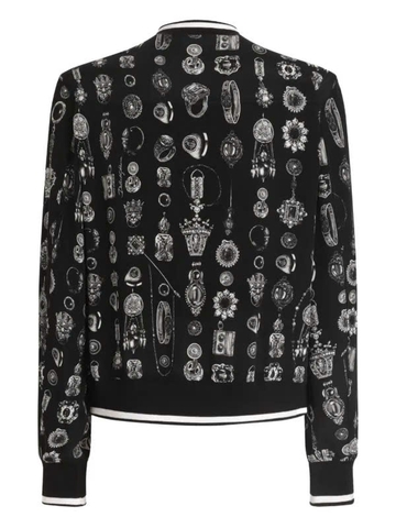 Dolce & Gabbana jewel-print zip jacket