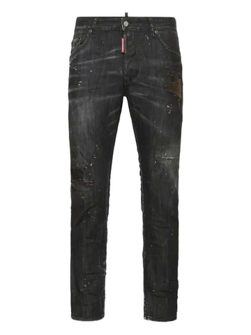 DSQUARED2 distressed patch jeans