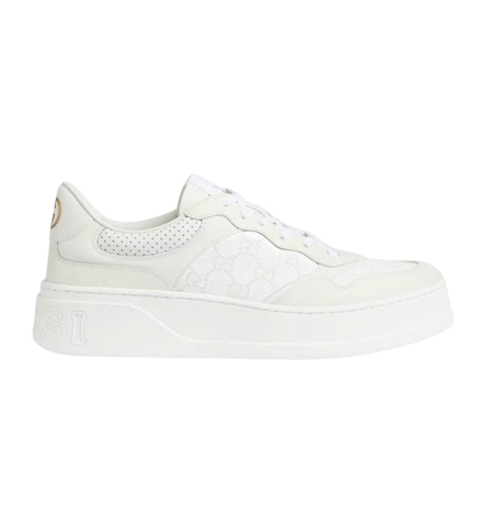 Men's white chunky sneaker with GG