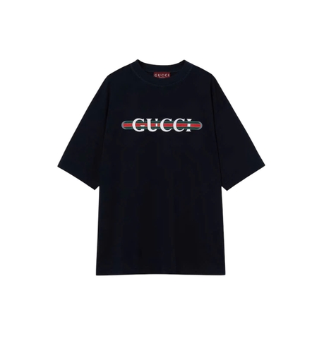 Cotton jersey T-shirt with print