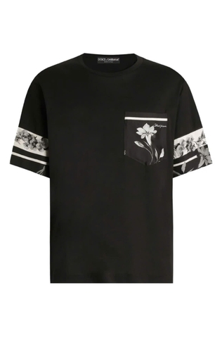 Dolce & Gabbana floral-sleeve T-Shirt