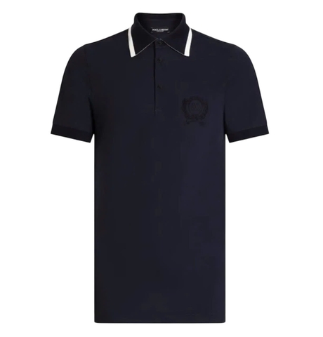 Dolce & Gabbana embroidered-logo polo shirt