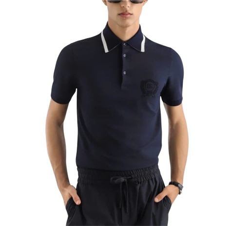 Dolce & Gabbana embroidered-logo polo shirt