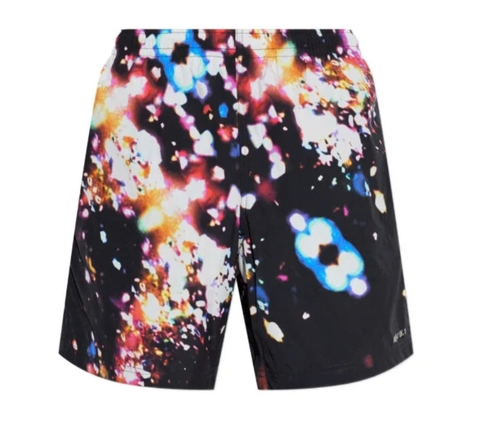 Alexander McQueen patterned beach shorts