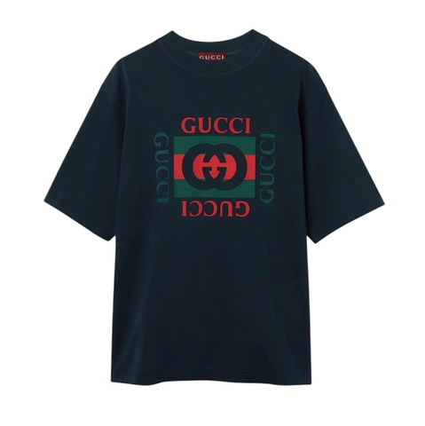 Gucci Cotton jersey T-shirt with Gucci print