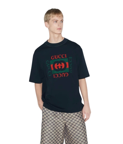 Gucci Cotton jersey T-shirt with Gucci print