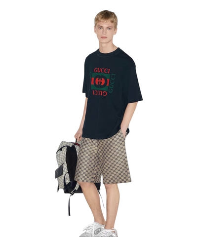 Gucci Cotton jersey T-shirt with Gucci print