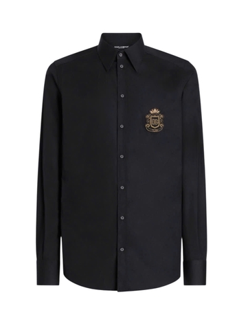 Dolce & Gabbana logo-embroidered shirt