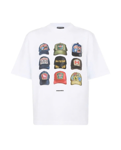 DSQUARED2 logo-print round-neck T-shirt