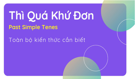 Thì quá khứ đơn là gì? cách sử dụng ngữ pháp hiệu quả