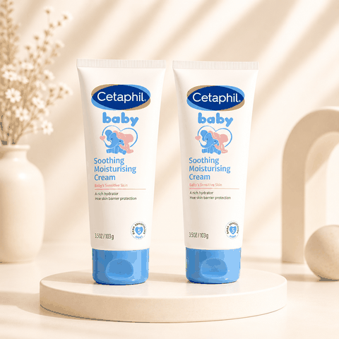 Kem Dưỡng Ẩm Cetaphil Baby Soothing Moisturising Cream 100g – Dưỡng Ẩm Dịu Nhẹ Cho Da Nhạy Cảm Của Bé