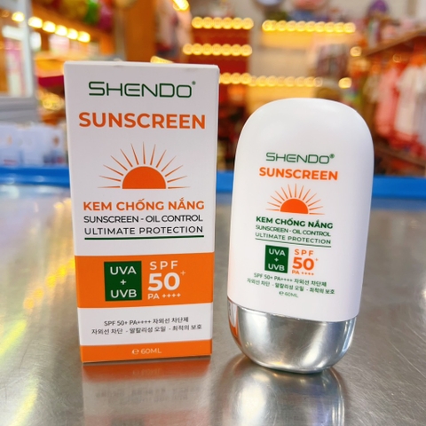 Kem chống nắng kiềm dầu Shendo Sunscreen spf50+ 60ml