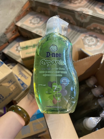 Dnee - Sữa Tắm Gội Organic màu tím 380ml
