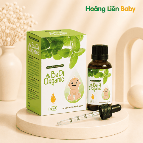 BaPi Organic 30ml – Tinh Dầu Húng Chanh Lên Men Hỗ Trợ Bổ Sung Dinh Dưỡng | Chính Hãng