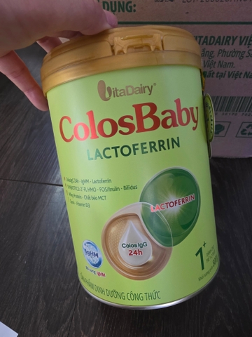 Sữa ColosBaby Lactoferrin 1+ 800g Cho Bé 1–2 Tuổi | Tăng Đề Kháng, Hỗ Trợ Tiêu Hóa