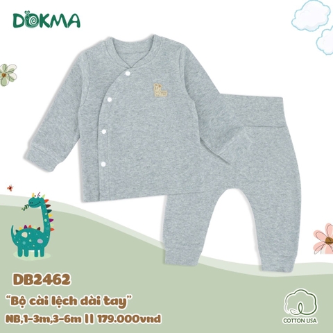 DOKMA - Bộ cài lệch dài tay thu đông DB2462
