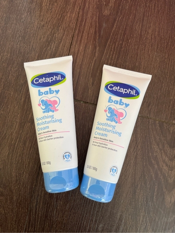 Kem Dưỡng Ẩm Cetaphil Baby Soothing Moisturising Cream 100g – Dưỡng Ẩm Dịu Nhẹ Cho Da Nhạy Cảm Của Bé