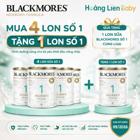 Sữa Blackmores Newborn Formula số 1 900g (0–6 tháng) – Mua 4 tặng 1