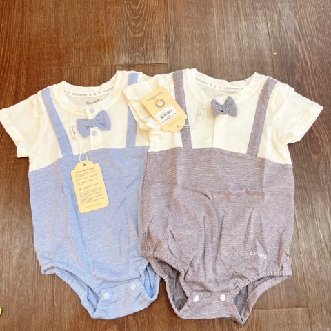 Goodmama - Body chip công tử cho bé 2 màu xanh + xám