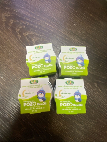 Sáp Dưỡng Ấm POZO RiceOil 15ml – Giữ Ấm, Hỗ Trợ Làm Dịu Cảm Giác Khó Chịu Khi Cảm Gió, Nghẹt Mũi