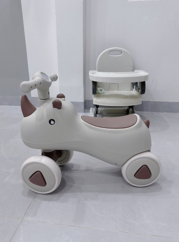 Đồ chơi - Xe chòi chân tê giác  mẫu mới co nhạc có đèn