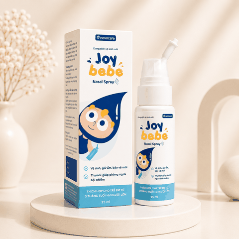 Dung Dịch Xịt Mũi Joy Bebe Nasal Spray 70ml – Làm Sạch Khoang Mũi, Hỗ Trợ Giảm Nghẹt Mũi Cho Bé