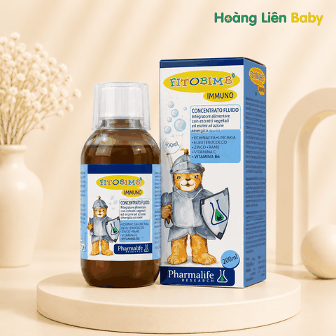 Fitobimbi Immuno 200ml Nhập Khẩu Ý – Bổ Sung Vitamin, Khoáng Chất Hỗ Trợ Tăng Cường Sức Đề Kháng Cho Trẻ