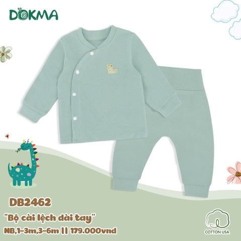 DOKMA - Bộ cài lệch dài tay thu đông DB2462