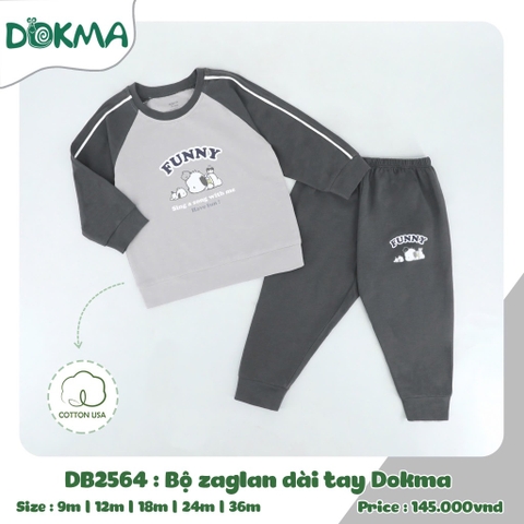 Bộ zagian dài tay Dokma 2564 thu đông 2024