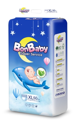 BonBaby cá heo - Bỉm quần size XL 50 Miếng
