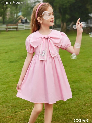 Váy Kiểu Thủ Thủy Cara Sweet Cho Bé Từ 2 - 12 tuổi