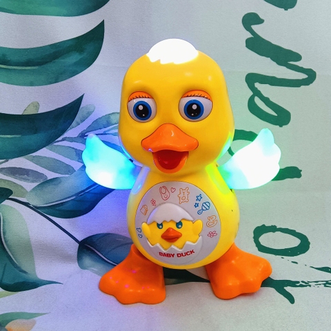 Đồ chơi chú vịt nhảy múa phát nhạc có đèn vui nhộn, Vịt nhảy theo nhạc ngộ nghĩnh cho bé