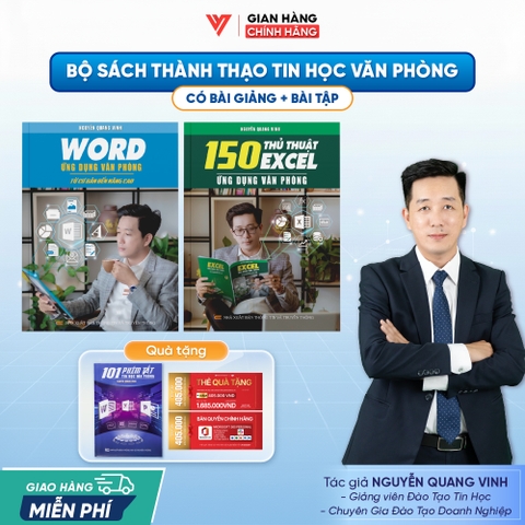 Bộ 2 Sách Word và 150 Thủ Thuật Excel Từ Cơ Bản Đến Nâng Cao