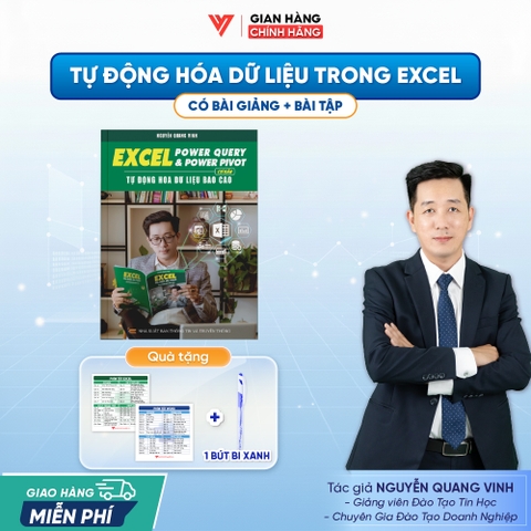 Sách Excel Power Query Và Power Pivot Cơ Bản - Tự Động Hóa Dữ Liệu Báo Cáo - D04