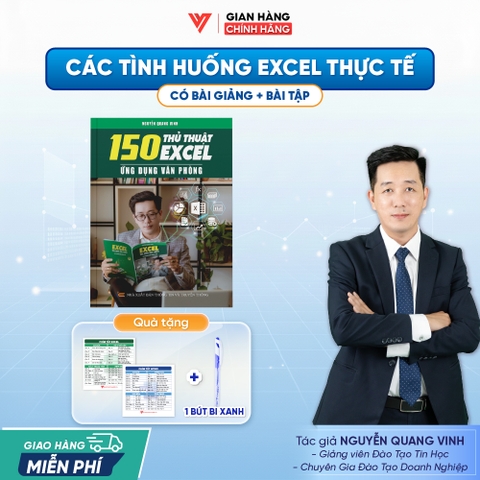 Sách 150 Thủ Thuật Excel Ứng Dụng Văn Phòng - D03