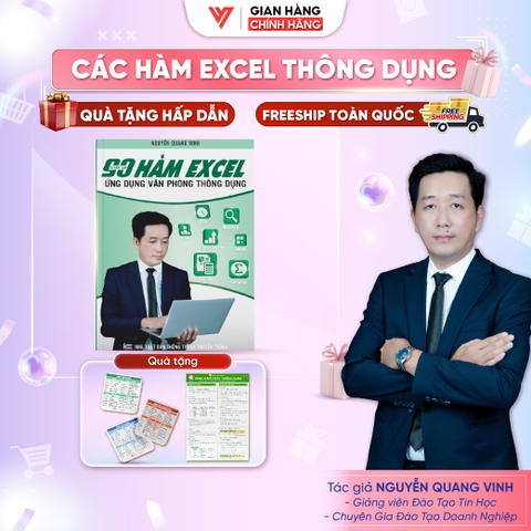 Sách 90 Hàm Excel ứng dụng văn phòng thông dụng nhất 2025