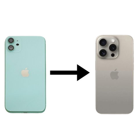 Độ vỏ iPhone 11 lên iPhone 15 Pro
