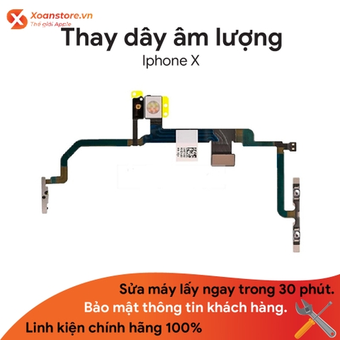 Thay cáp âm lượng iPhone X