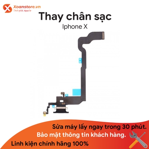 Thay chân sạc iPhone X