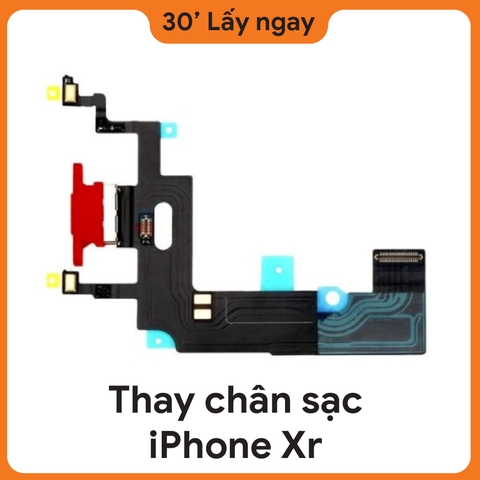 Thay chân sạc iPhone Xr